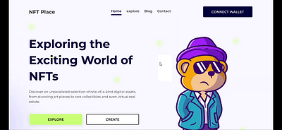 NFT Landing page crypto proejct crypto website cypto web 3 nft nft design nft market ui ui design uiux design web 3 web 3 design web 3 landing page