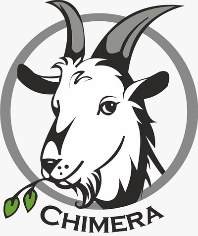 Sanen goat Logo branding design graphic design illustration logo saanen goat vector