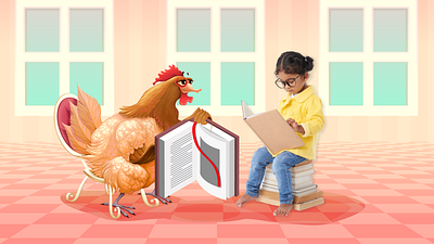 Child Learning | Illustration | Real Child | Editing branding design graphic design illustration image editing photoshop vector