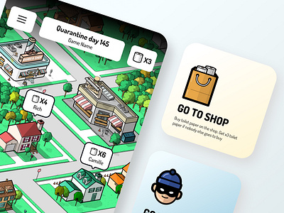 TP PANIC! Main Functions app character games icon icons illustration isometric mobilegames mockup ui ux vector videogames