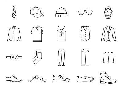 Men Fashion Icons fashion fashion icons free download free icons freebie graphicpear icon set icons download illustration men fashion vector icon