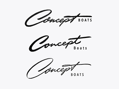 Concept Boats art boats branding brushlettering calligraphy concept custom customlettering elegant flow idea lettering logo logolearn luxury process sketches sophisticated type unique