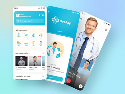 DocApp-Telemedicine and Healthcare App UI Kit app docapp health medicine medicine delivery medicine marketplace modern online doctor telemedicine