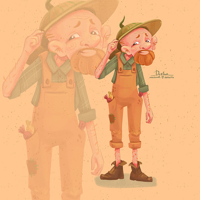Mister Pumpkin book character character design children humanization illustration kid man pumpkin tale