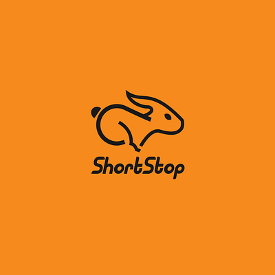 Short Stop - Post logo branding graphic design logo post post logo rabbit rabbit logo