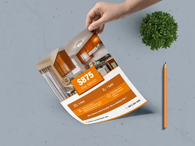 Real Estate Flyer brochure brochure design business flyer corporate flyer design flyer flyer design graphic design graphic template leaflet leaflet design print design real estate flyer single side flyer