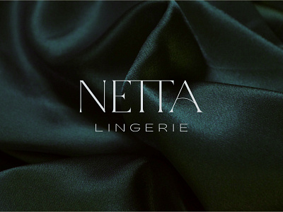 Netta — logo for lingerie branding design lingerie logo luxury minimal typography underwear vector