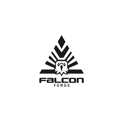 Falcon Forge logo brand identity branding falcon falcon logo forge logo graphic design logo logo design