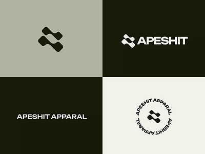 Apeshit logo in motion animation apparal bold brand branding clothing design fabric fashion geometry graphic design jacket logo mark minimal motion graphics ui