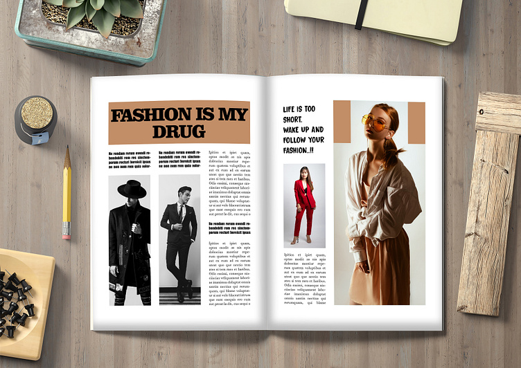 Newspaper & Magazine Design by Anwesha Majumder on Dribbble