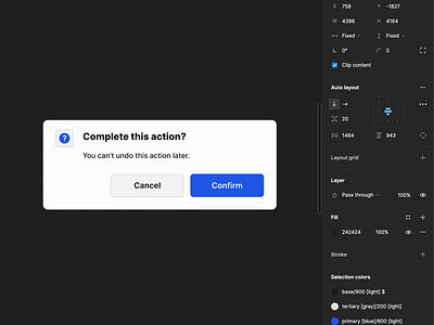 Responsive Modal Component in Figma auto layout checkout components design elements design system dialog figma interface modal payment ui ui kit fimga ux