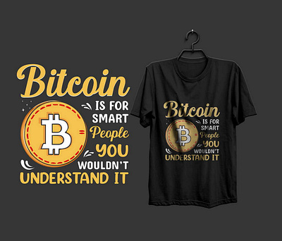 Bitcoin animation bitcoin t shirt design design fishing t shirt graphic design illustration vector