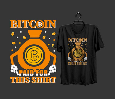 Bitcoin animation bitcoin t shirt design branding design fishing t shirt graphic design illustration vector