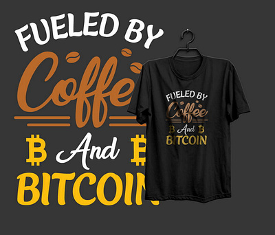 Bitcoin animation bitcoin t shirt design branding design fishing t shirt graphic design illustration vector