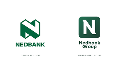 Nedbank Rebranding Assignment - Logo branding graphic design illustrator logo logodesign rebranding redesign