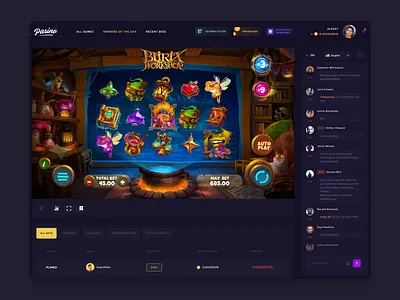 UX Interface Casino - Slots blockchain casino casino design casino game crypto crypto casino crypto game gambling game interface interface interface casino nft nft game p2e slots ui ux ux casino web design web3