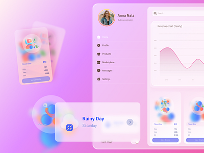 NFT Dashboard concept design graphic design ui ux