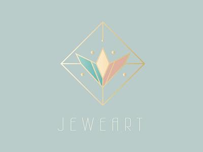 Logo for Jewelry Brand "Jeweart" brand branding design designer graphic design illustration jewelry logo logos logotype mark minimalist logo modern logo symbol vector visual identity