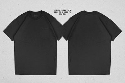 Realistic Pocket T-shirt Mockup apparel artwork branding design graphic design merch design mockup template