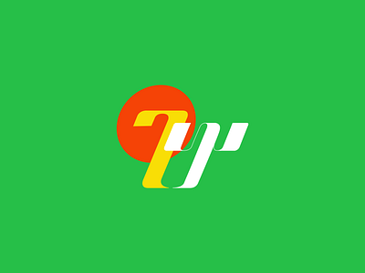 7Up logo 7up branding drink flat graphic design logo restyling vector