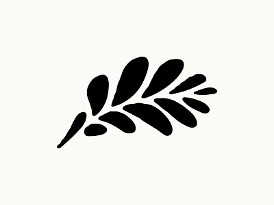 Oak leaf black botanic branch flower green icon leaf life logo nature oak plant simple symbol tree