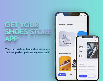 Sneakers Shoes Store App UI/UX app branding figma graphic design logo product shoe store ui
