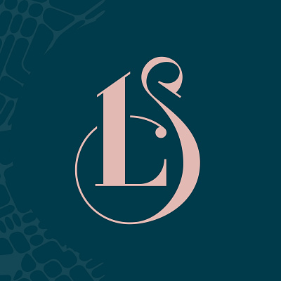 Lieke Schuiling feminine illustrator initials logo ls mark real estate