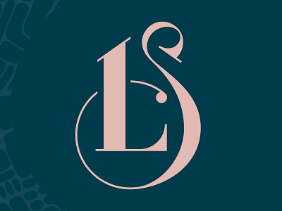 Lieke Schuiling feminine illustrator initials logo ls mark real estate
