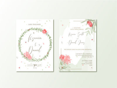 A wedding invitation for a beautiful couple bride card fiancee invitation for a wedding wedding wedding card wedding design wedding invitation