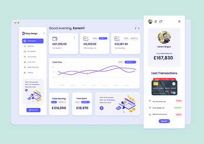 Finance Dashboard app design dashboard dashboard design finance finance dashboard kerem birgün ui design uiux