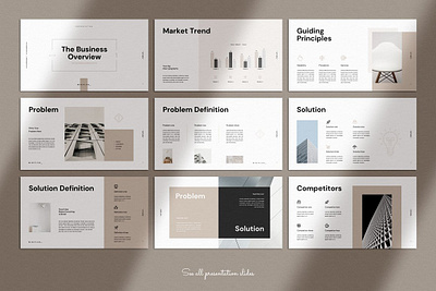 Business Plan Google Slides Template #01 app branding design graphic design illustration logo typography ui ux vector