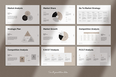 Business Plan Google Slides Template #04 app branding design graphic design illustration logo typography ui ux vector