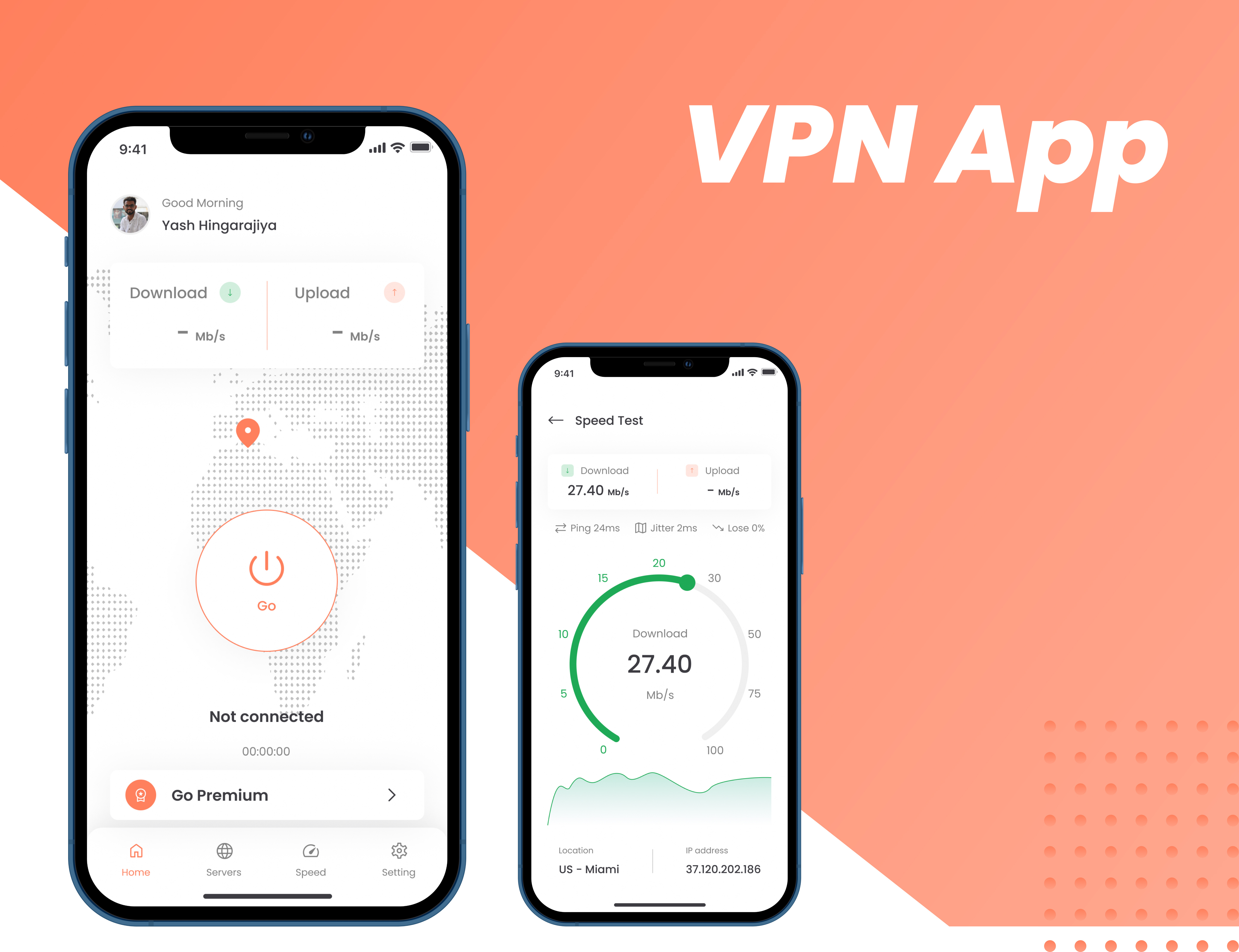 VPN Mobile App Design by Devoq Design on Dribbble