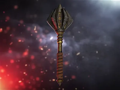 Rusty Reaver Pernach 3d 3d animation 3d art 3d artist animation blender blender3d design game design gamers games gaming gaming assets mobile games pernach video games weapon