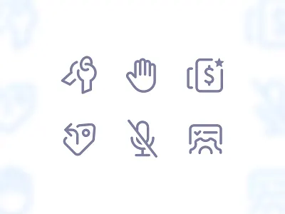 Profile & pricing outline icon pack icon icons icons set keys mic microphone mute outline price tag pricing settings tag tariff ui vector vote