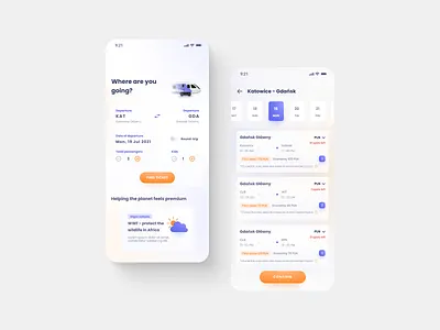 Train ticket app design personal project