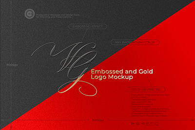 Embossed and Gold Logo Mockup branding coffee design food graphic design illustration logo mock up mockup mockups pack package packaging product psd smart object template typography ui vector