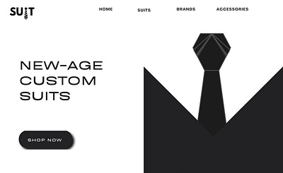 Suit Shop art design graphic design suit shop ui ux web design web developer website