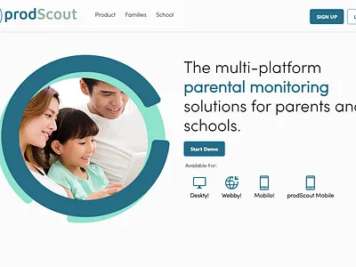 Prodscout app branding design graphic design icon logo minimal typography ui ux web