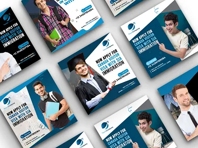 Immigration Social Media Post Design graphic design immigration