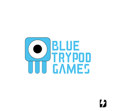 Bluetrypod Games branding design graphic design typography vector