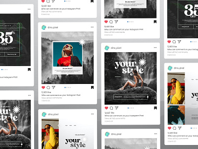 Instagram Post for Fashion Products design fashion feed graphic design instagram instagram post instagram template pack