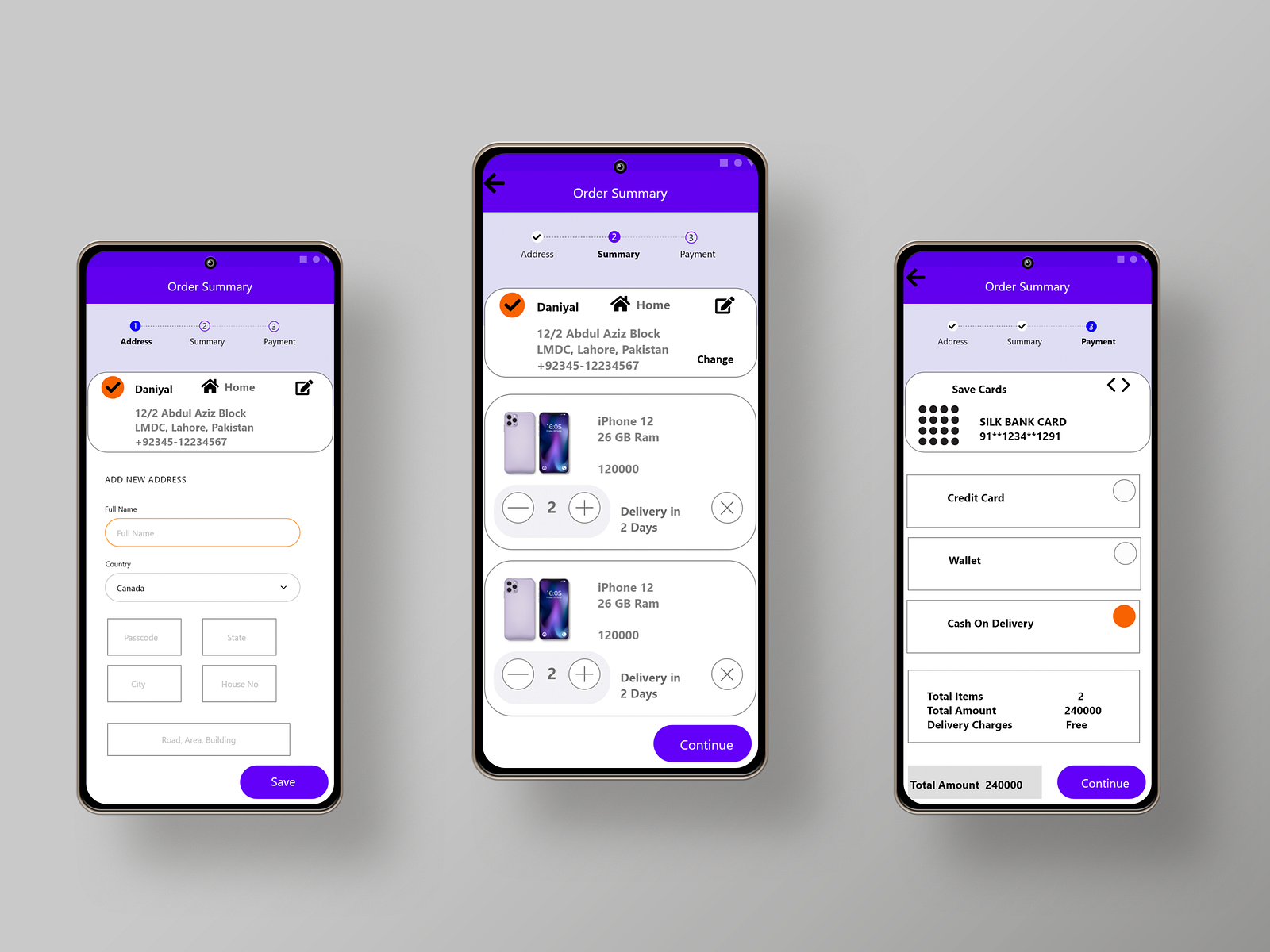 Ecommerce Mobile UI/UX Design by Raheel Khan on Dribbble