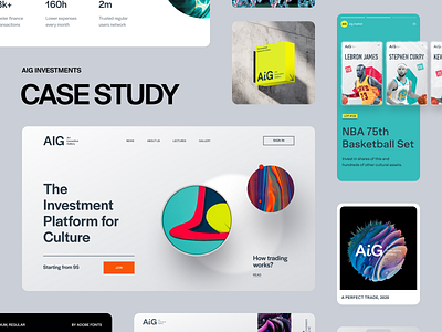 AIG Investments Case Study animation case study css design development front end halo lab hero interface nocode product scroll service startup ui ux web webflow website