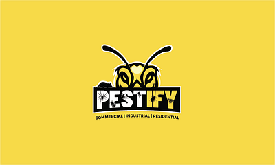 Logo branding graphic design illustration logo pest pest control logo