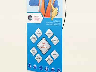 Rain Castle X frame branding graphic design