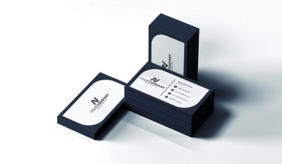 Visiting card 3d branding business card design graphic design illustration vector visiting card