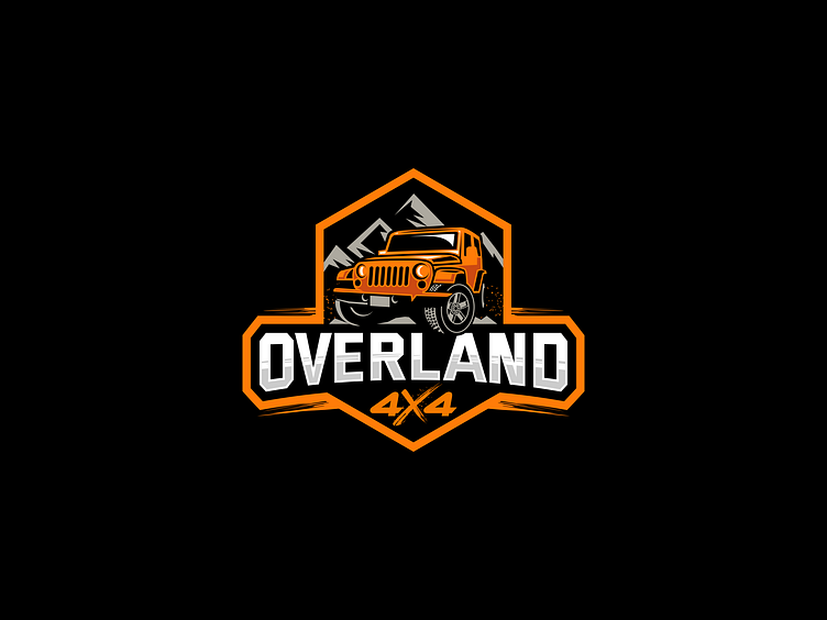 Overland 4X4 Offroad Logo by Bounvi on Dribbble