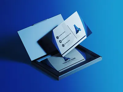 visiting card 3d branding business card design graphic design illustration logo vector visiting card