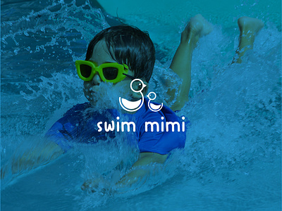 Swim Mimi logo Safe Swimming Instructions for Kids branding design icon kids logo kids logo design logo logo design swimming logo